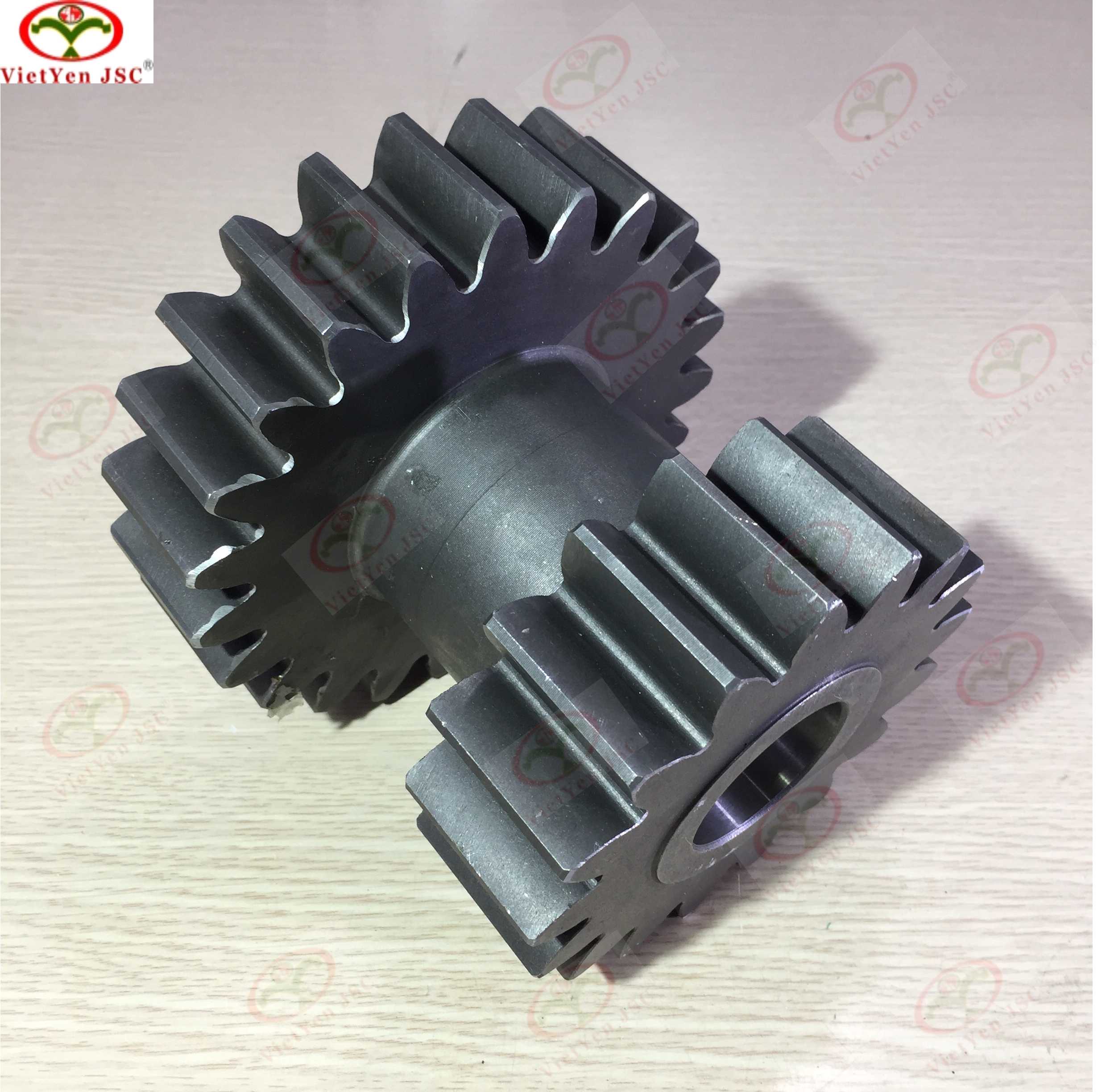 Bánh răng 2 tầng số phụ EQ145 17/23r, trục d40