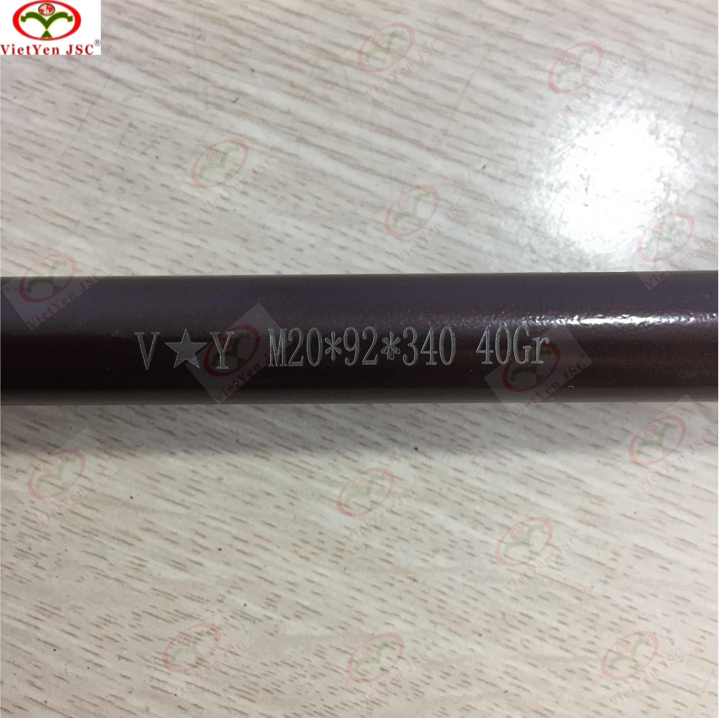 Quang nhíp M20*92*340, đầu vuông/tròn